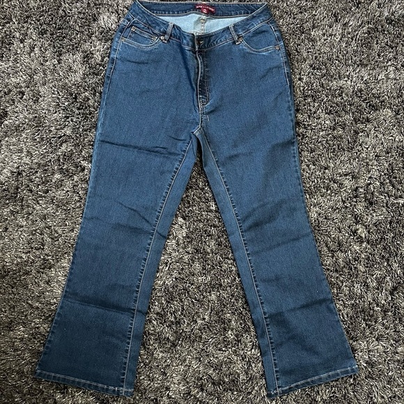 Jessica London Dark Wash Jeans Size 12P New - Picture 3 of 12